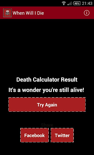 When Will I Die Screen 3