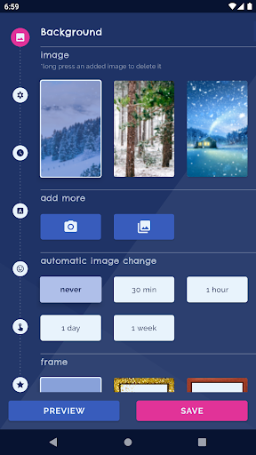 Android application Nature Winter Snow Wallpaper screenshort