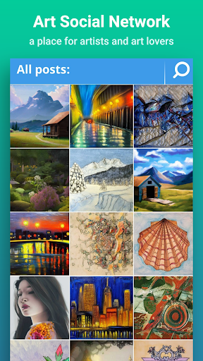 Android application Artpic - Art social network screenshort