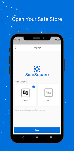 Android application Safe Store screenshort