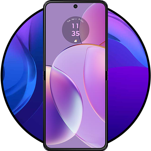 Theme of Motorola Razr 40 logo