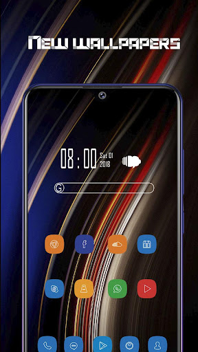 Oppo realme 5 pro Theme Lunchr Screen 3