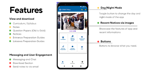 Android application CTEVT Plus screenshort