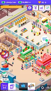 Idle Supermarket Tycoon - Idle Management Game