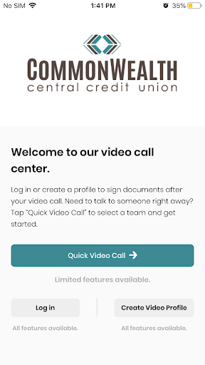 Android application WealthCU Live screenshort