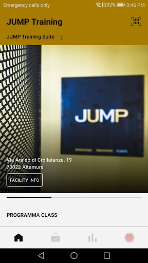 Android application JUMP Training screenshort