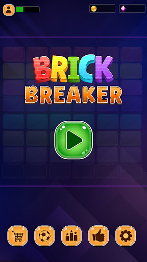 Android application Brick Breaker screenshort