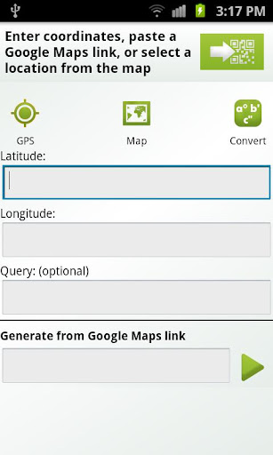 QR-GPS Plugin™ Screen 2