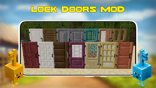 Lock Doors Mod For Minecraft