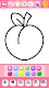 screenshot of Fruits Coloring Book For Kids