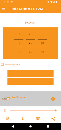 Android application Radiokeralam screenshort