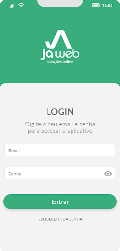 JAWeb Mobile Screen 2