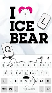 Cute Bear2 主題鍵盤