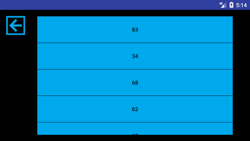 Bingo Game Screen 2