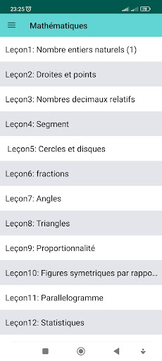 Cours de Maths 6ème Collège Screen 3