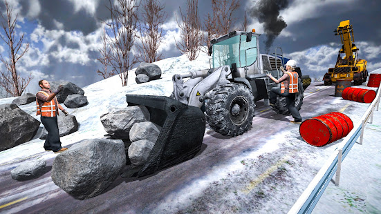 Offroad Snow Excavator: Grand Crane Simulator Game  Screenshots 3