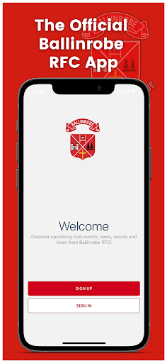 Android application Ballinrobe RFC screenshort