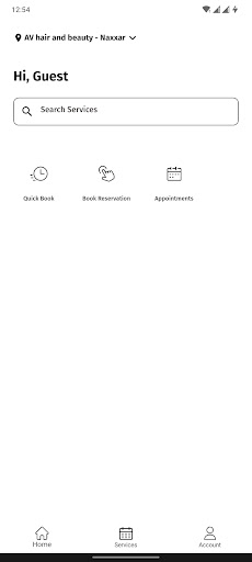 Android application AV Salons & Clinic screenshort