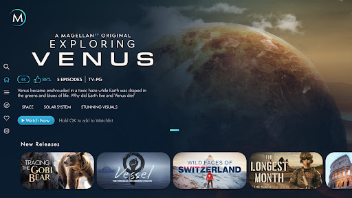 Screenshot of MagellanTV Documentaries