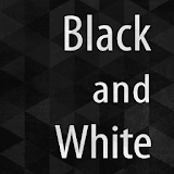 Black and White Atom theme icon