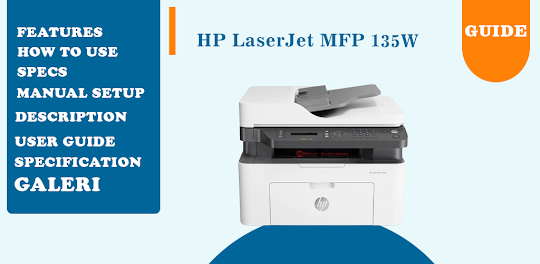 HP LaserJet MFP 135W app guide