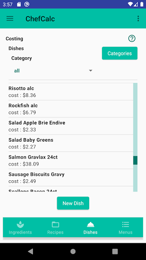 Chef Calc Pro Screen 2