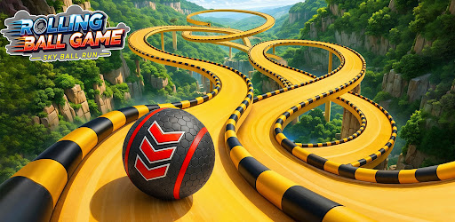 Rolling Ball Game Sky Ball Run Android app official cover banner