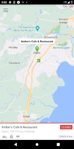 Ambers Cafe Screen 2