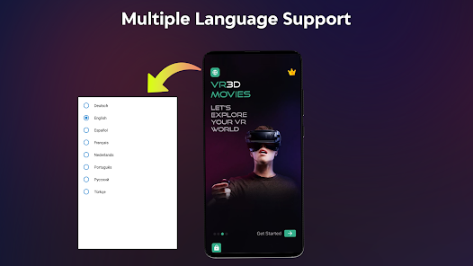 Screenshot 8 Reproductor de películas VR android