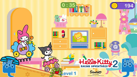 Captura de Pantalla 7 Juegos Hello Kitty, juego auto android
