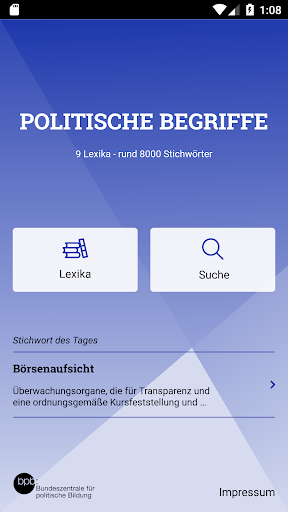 Android application bpb: Lexika screenshort