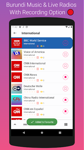 Android application Burundi Music & Live Radios screenshort