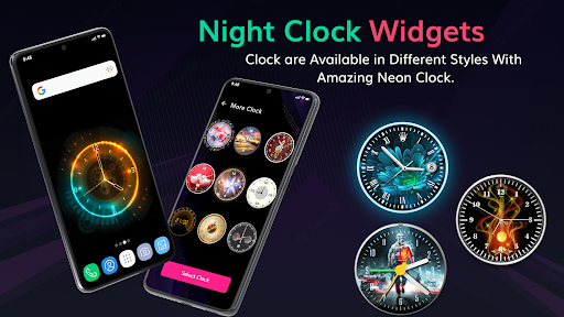 Android application Night Clock Widget screenshort