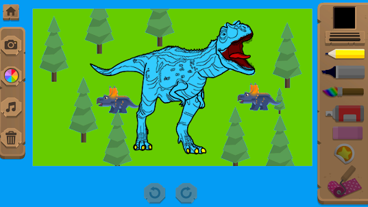 Dino World Coloring