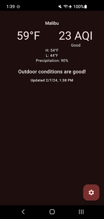 Alfresco: Simple Weather App - 28 - (Android)