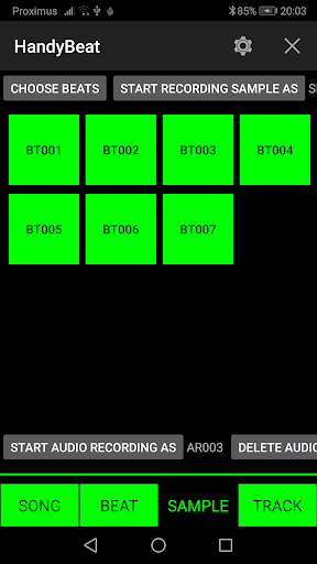 HandyBeat Screen 3