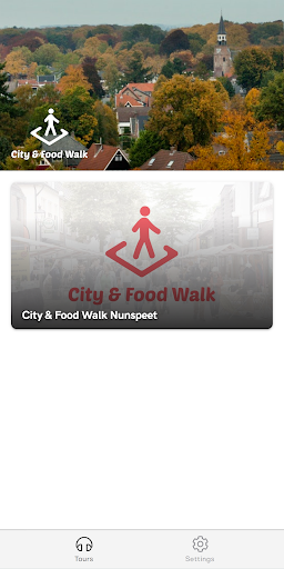 Android application City & Food Walk Nunspeet screenshort