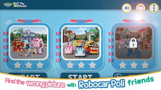 Robocar Poli: Find Difference Screenshot