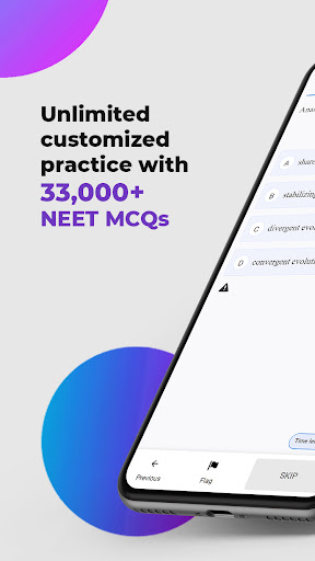 Screenshot of NEET Preparation App by Darwin