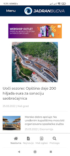 Jadran Budva Screen 3