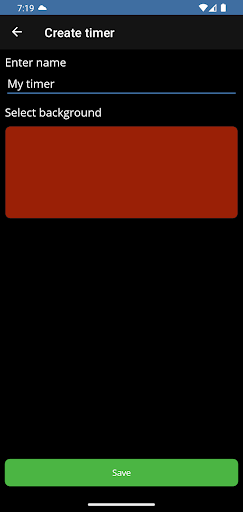 Reset Timer Screen 2