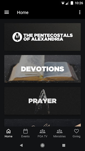 Android application The Pentecostals of Alexandria screenshort