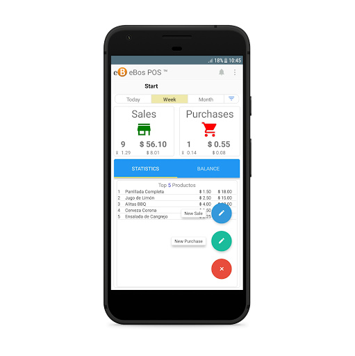eBos POS - Point of Sale | TPV Screen 2