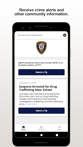 Android application Cranston PD screenshort