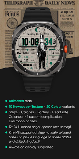 Newspaper Time - Watch Face