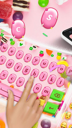 Pink Candy Cute - Keyboard The Screenshot 1 - AppWisp.com