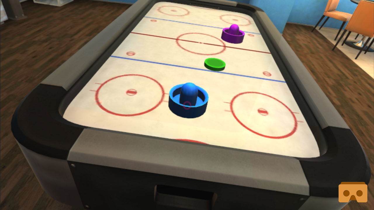 Android application VR Air Hockey screenshort