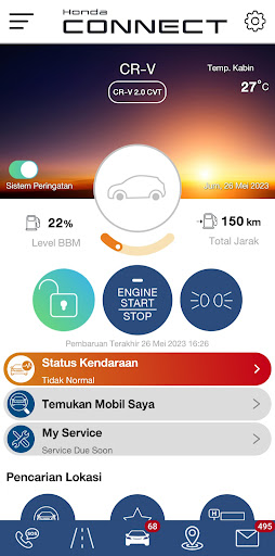Android application Honda Connect Indonesia screenshort