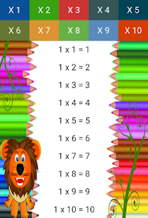Tablas de Multiplicar Screenshot