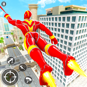 Rope Robot Hero Superhero Game  screenshots 1